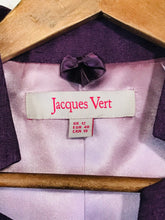 Load image into Gallery viewer, Jacques Vert Women&#39;s Blazer Jacket | UK12 | Purple
