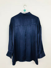 Load image into Gallery viewer, Zara Women’s Oversized Shirt | S | Navy Blue
