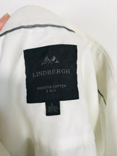 Load image into Gallery viewer, Lindbergh Men&#39;s Cotton Button-Up Shirt | L | White
