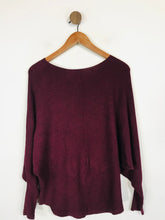 Load image into Gallery viewer, Magnificio Women&#39;s Ribbed Jumper | UK14 | Purple

