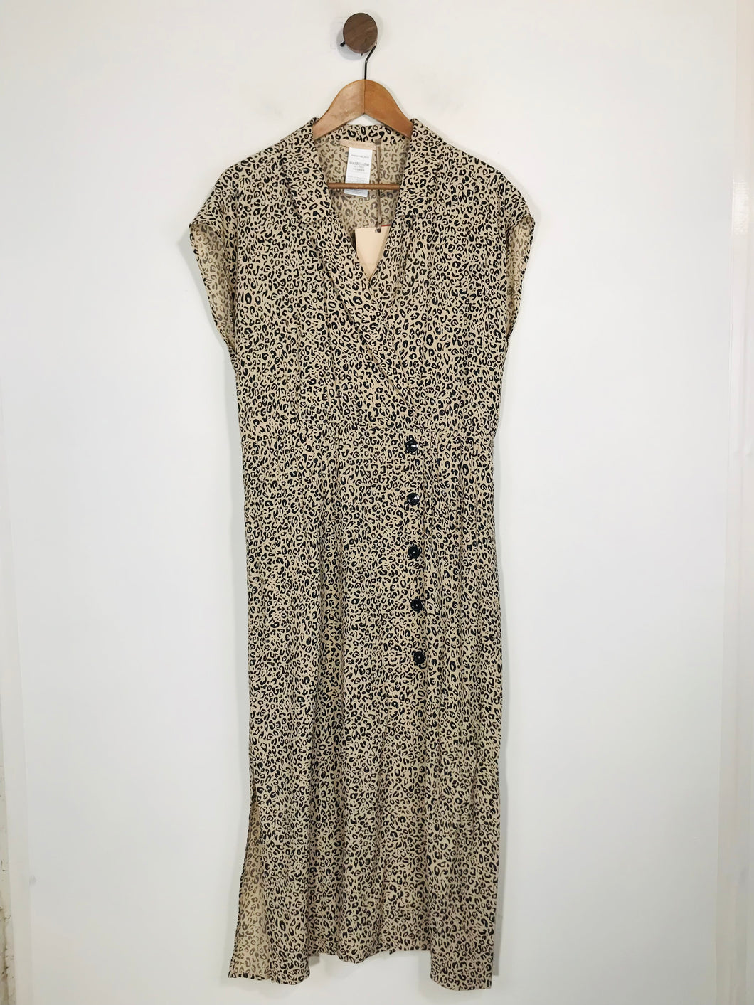 Pennyblack Women's Leopard Print Midi Dress NWT | UK16 | Brown