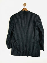 Load image into Gallery viewer, Blazer Men&#39;s Striped Smart Blazer Jacket | 42 R | Black
