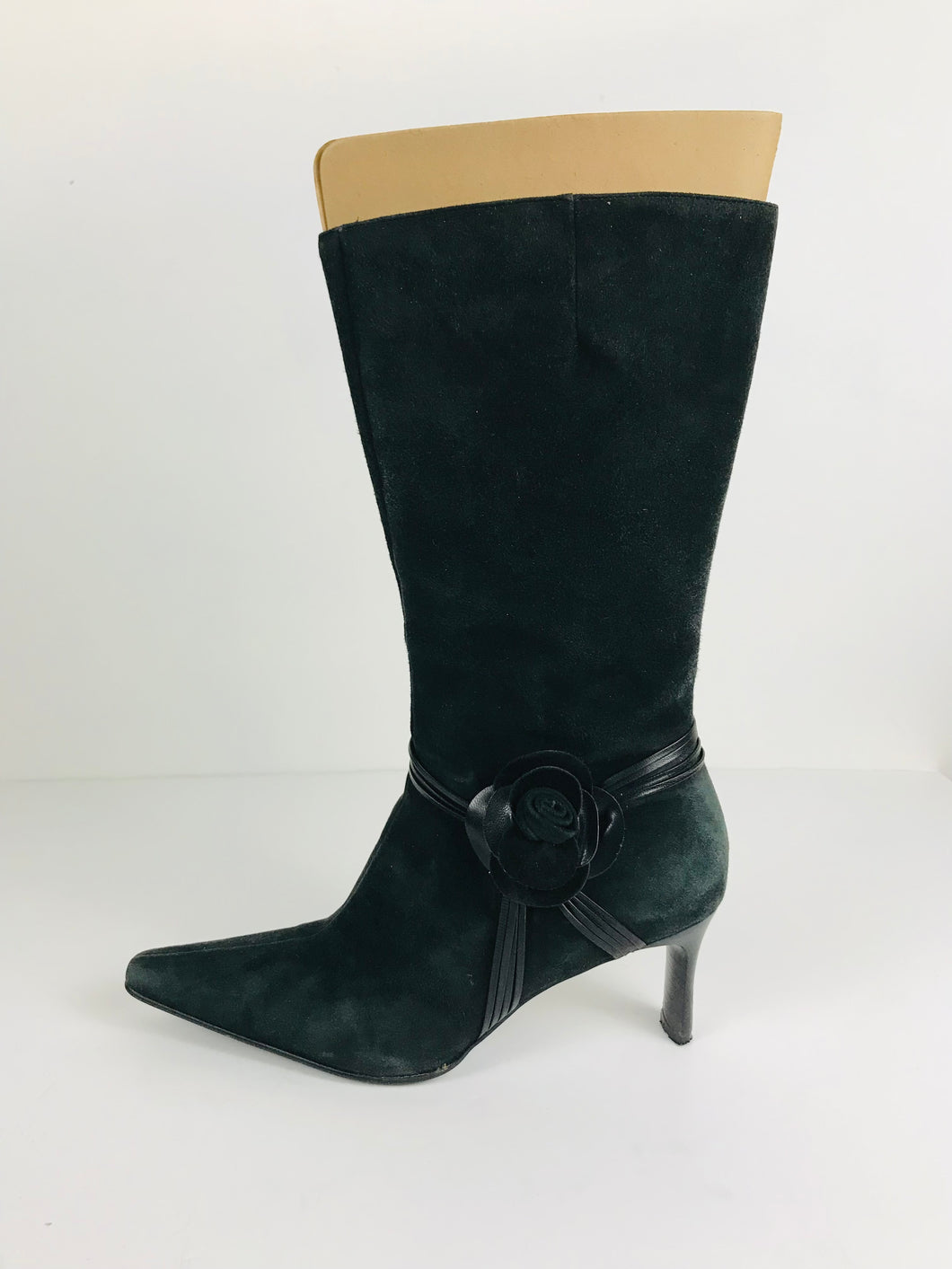 Jane Shilton Women's Suede Boots | EU38 UK5 | Black
