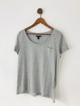 Load image into Gallery viewer, Tommy Hilfiger Women’s Short Sleeve T-shirt | UK10-12 M | Grey
