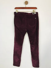 Load image into Gallery viewer, Weekend Max Mara Women&#39;s Skinny Corduroy Trousers | UK8 | Purple
