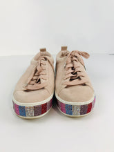 Load image into Gallery viewer, Dune Women&#39;s Suede Embellished Trainers | UK5 | Pink
