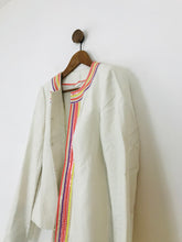 Load image into Gallery viewer, Boden Women&#39;s Sequin Blazer Jacket | UK14 | White
