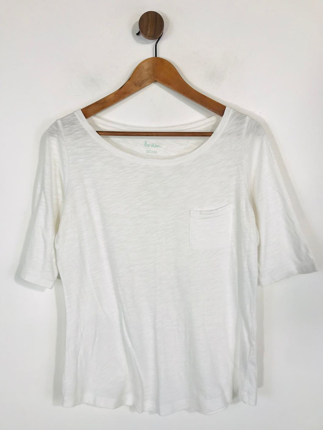 Boden Women's Cotton T-Shirt | UK12 | White