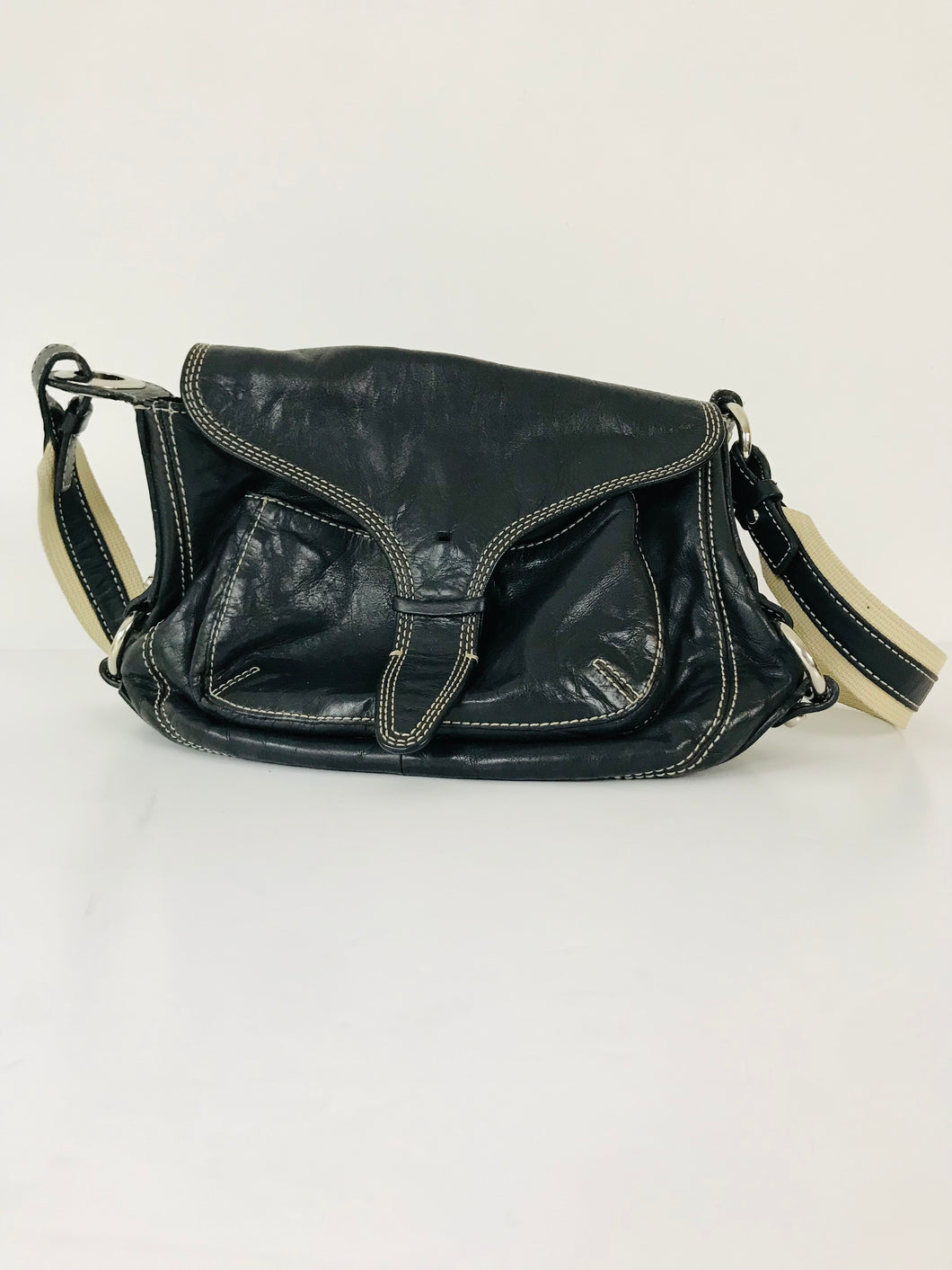 Francesco Biasia Women's Leather Shoulder Bag | Black