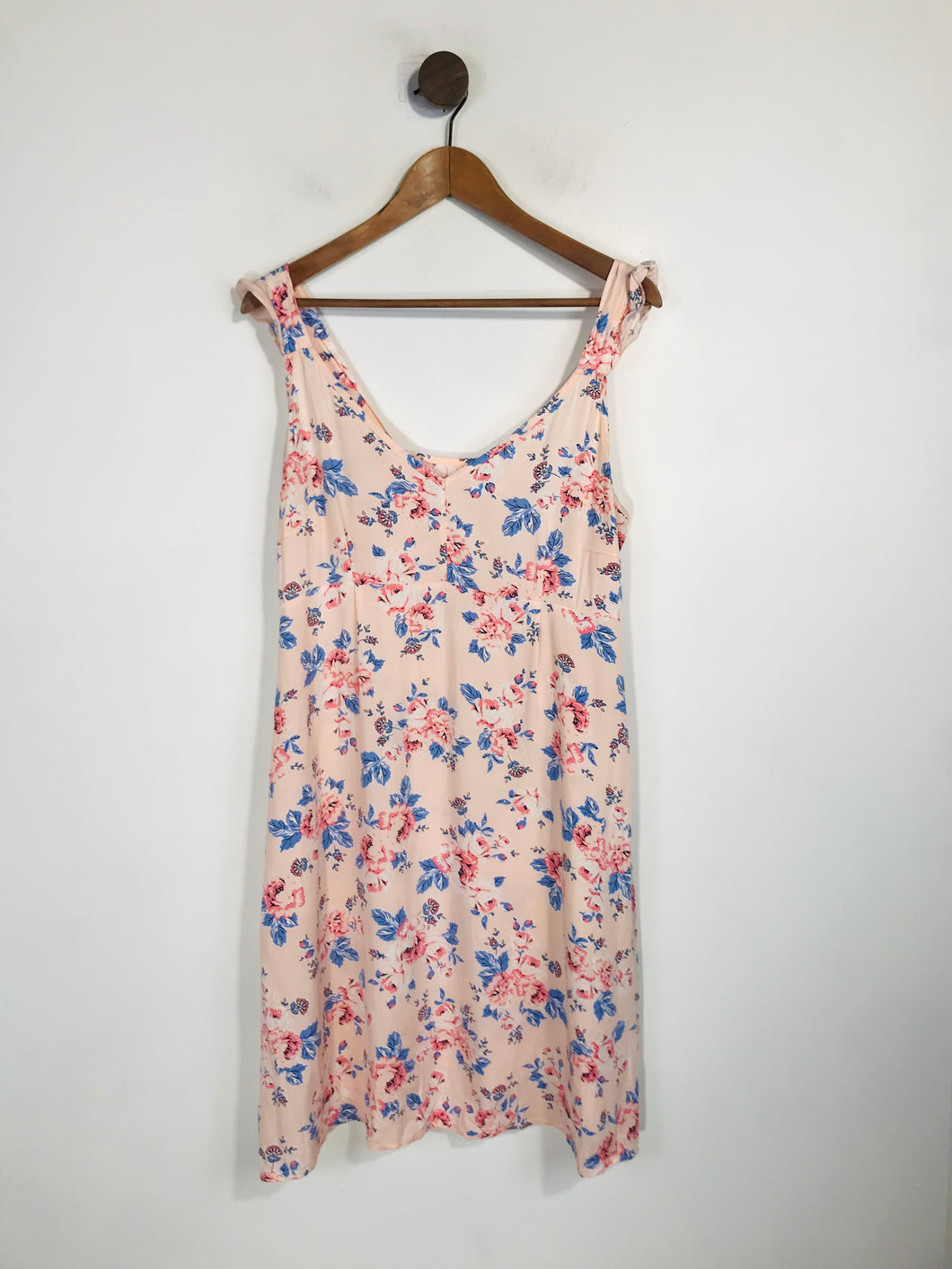 Mama Licious Women's Floral A-Line Dress | L UK14 | Pink