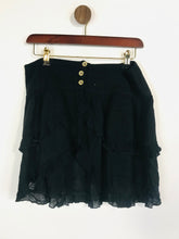 Load image into Gallery viewer, Free People Women&#39;s Frills Mini Skirt | S UK8 | Black
