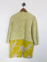 Load image into Gallery viewer, Zara Women&#39;s Cotton Overcoat Coat | L UK14 | Yellow
