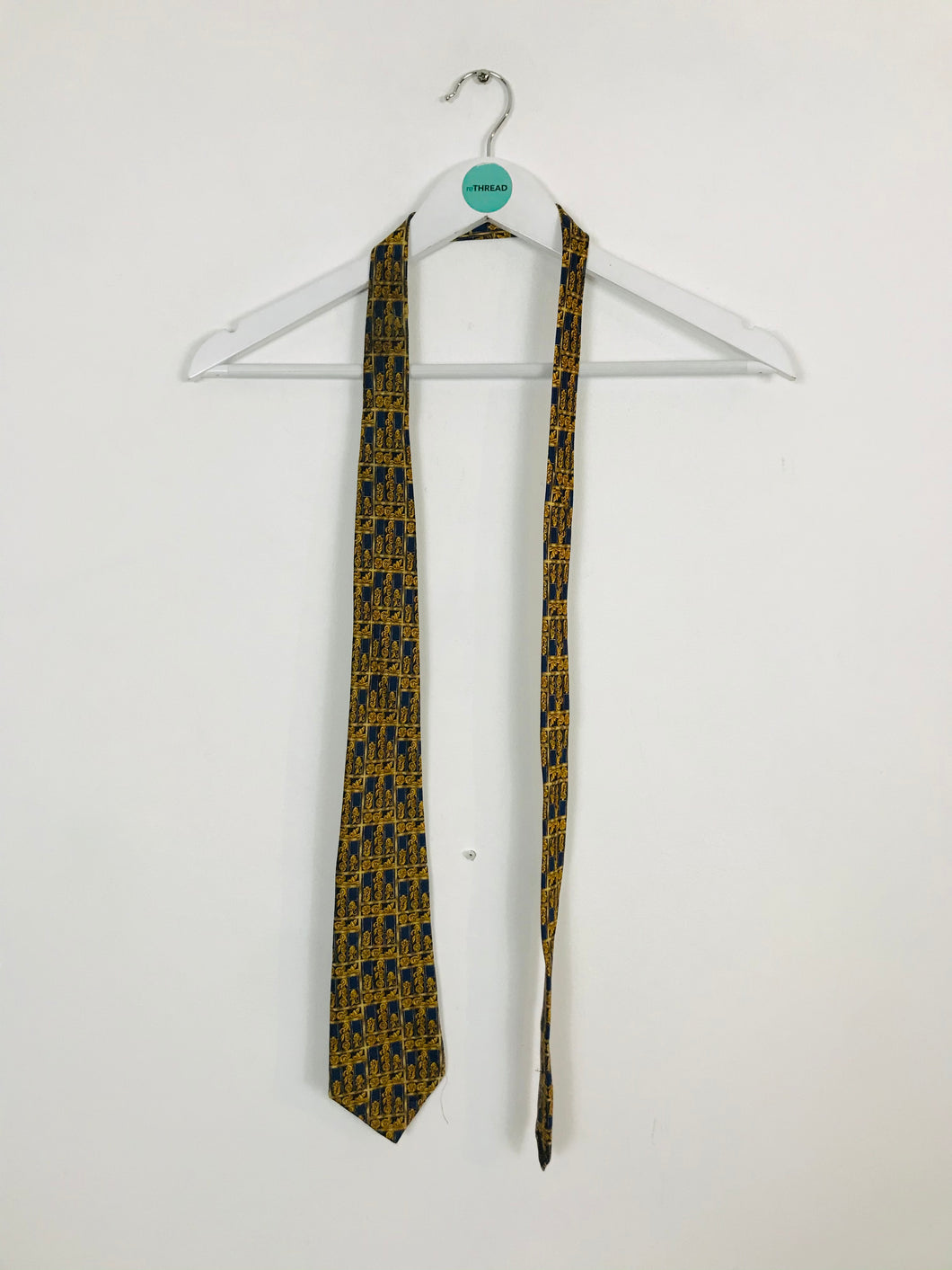 Lanvin Men’s 100% Silk Tie | Yellow