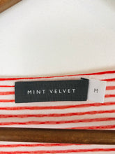Load image into Gallery viewer, Mint Velvet Women’s Stripe Star T-Shirt | M UK10-12 | Red White
