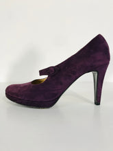 Load image into Gallery viewer, Russell &amp; Bromley Women&#39;s Suede Heels | EU39 UK6 | Purple
