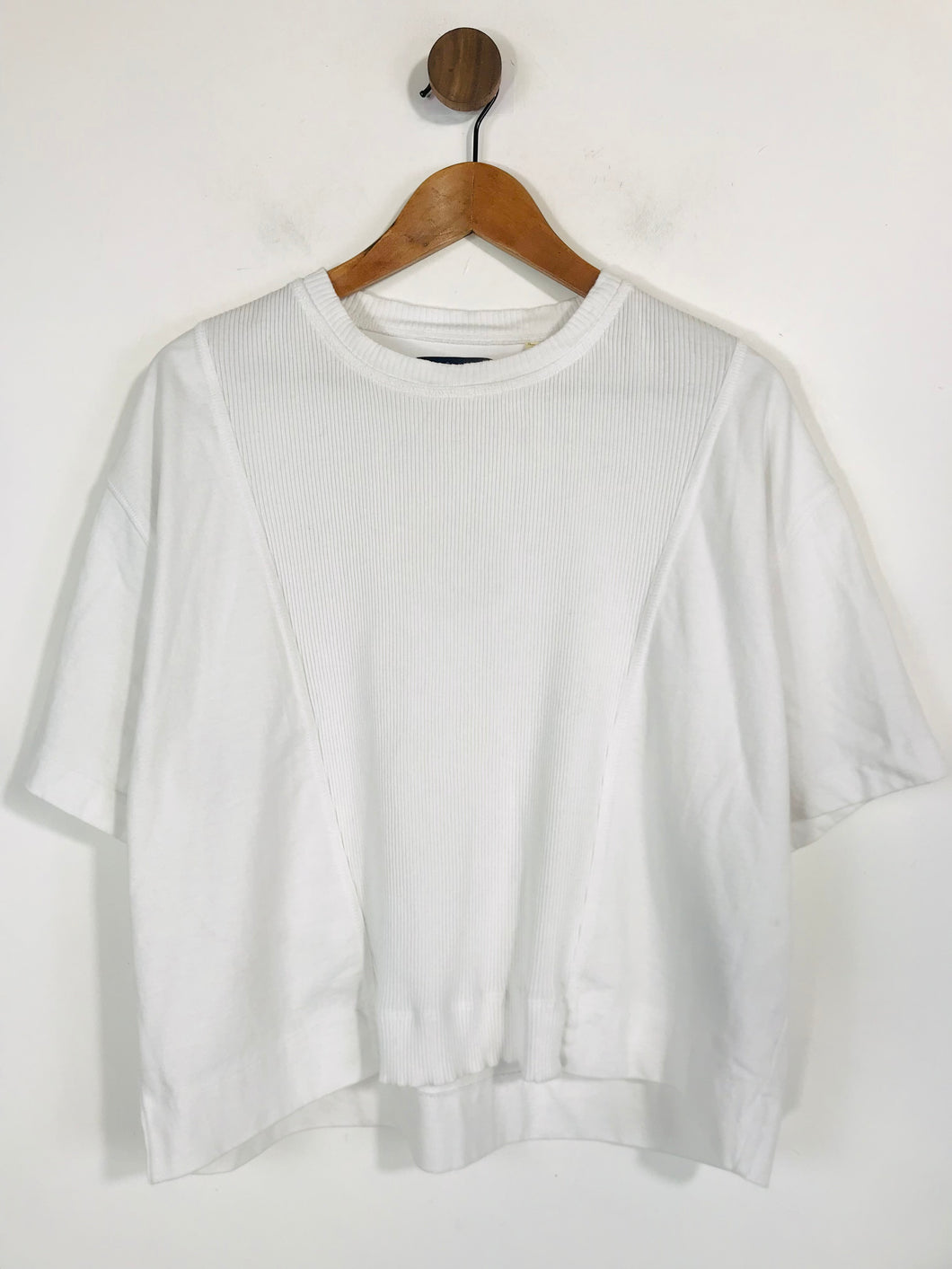 Levi’s Women's Cotton Ribbed T-Shirt | L UK14 | White