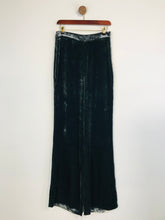 Load image into Gallery viewer, Zara Women&#39;s Velvet High Waist Casual Trousers | XS UK6-8 | Grey
