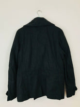 Load image into Gallery viewer, Diesel Men’s Wool Pea Coat Jacket | XL | Dark Grey Black
