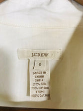 Load image into Gallery viewer, J.Crew Women&#39;s Ruffle Blouse | US0 UK4 | White
