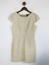 Load image into Gallery viewer, Warehouse Women&#39;s Wool Bodycon Dress NWT | UK12 | Beige
