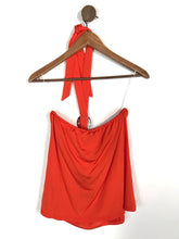 Load image into Gallery viewer, Biba Women&#39;s Crop Halter Neck T-Shirt NWT | UK12 | Orange

