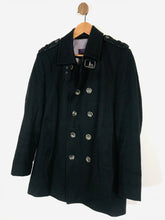 Load image into Gallery viewer, Ted Baker Men&#39;s Wool Smart Overcoat Coat | M | Black
