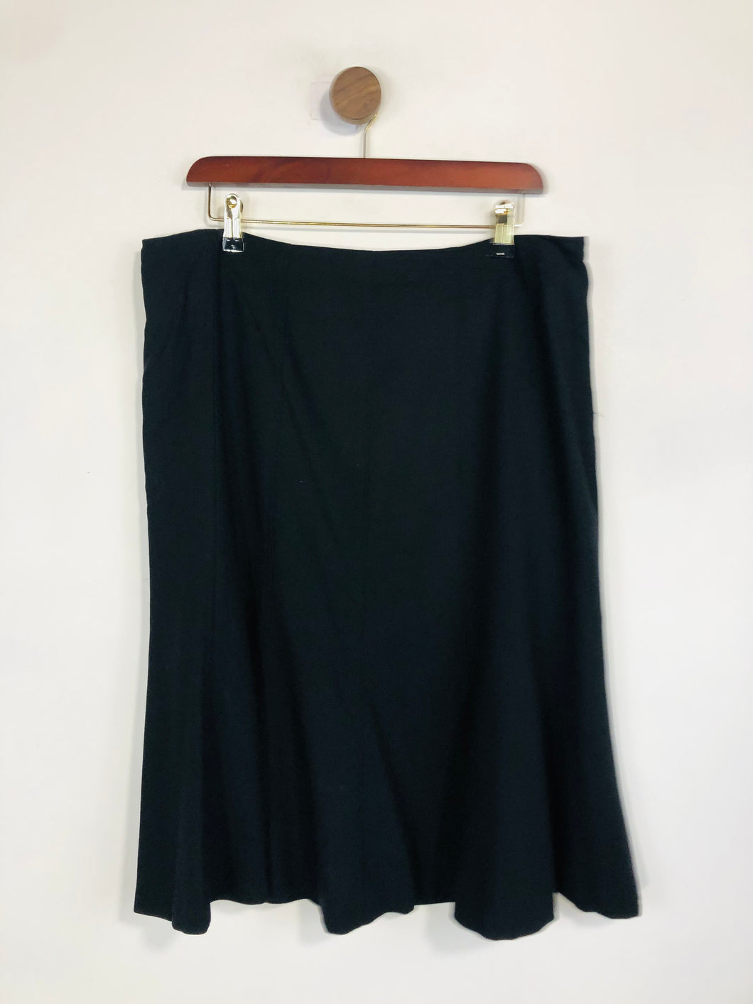 Lauren Ralph Lauren Women's Wool Smart Trumpet Pencil Skirt | US12 UK16 | Black