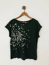 Load image into Gallery viewer, Mint Velvet Women’s Graphic T-Shirt | L UK14 | Green

