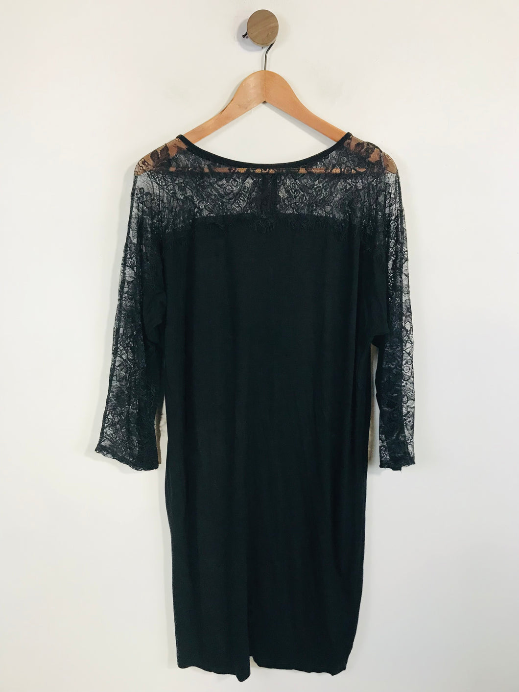 Biba Women's Lace Long Sleeve Midi Dress | UK18 | Black
