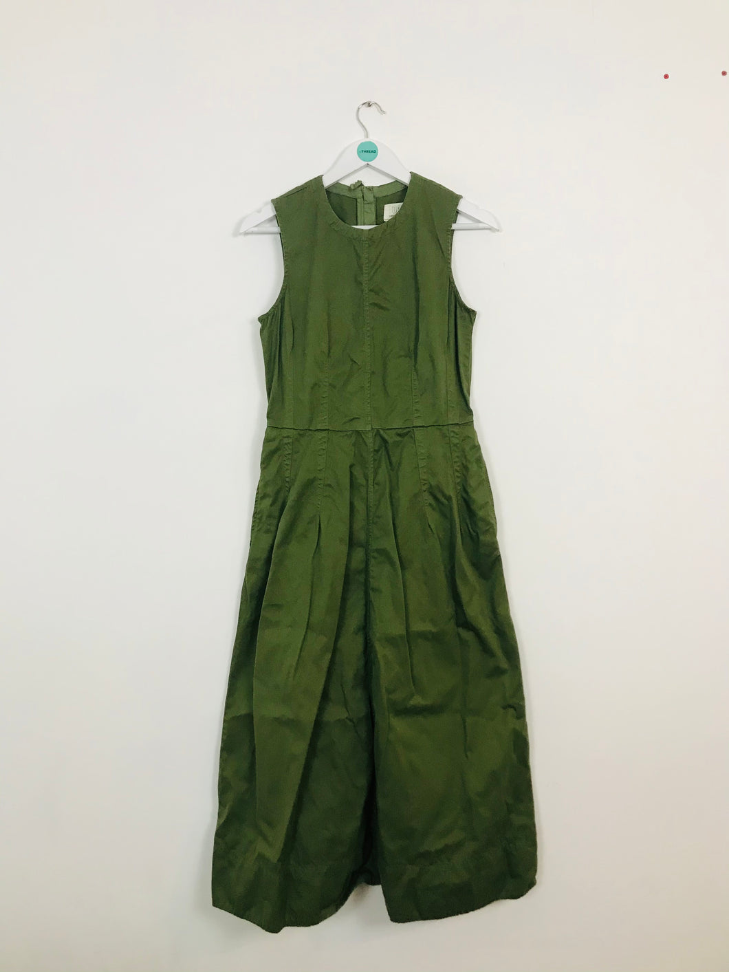Toast Women’s Sleeveless A-Line Midi Dress | UK10 | Green