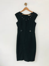 Load image into Gallery viewer, Karen Millen Women&#39;s Wool Blend Sheath Dress | UK12 | Black
