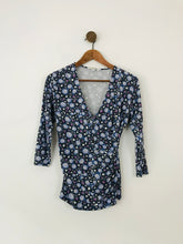 Load image into Gallery viewer, Boden Women&#39;s Wrap Blouse | UK12 | Blue
