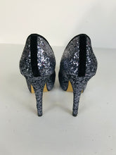 Load image into Gallery viewer, Aftershock London Women&#39;s Heeled Glitter Heels | EU39 UK6 | Grey
