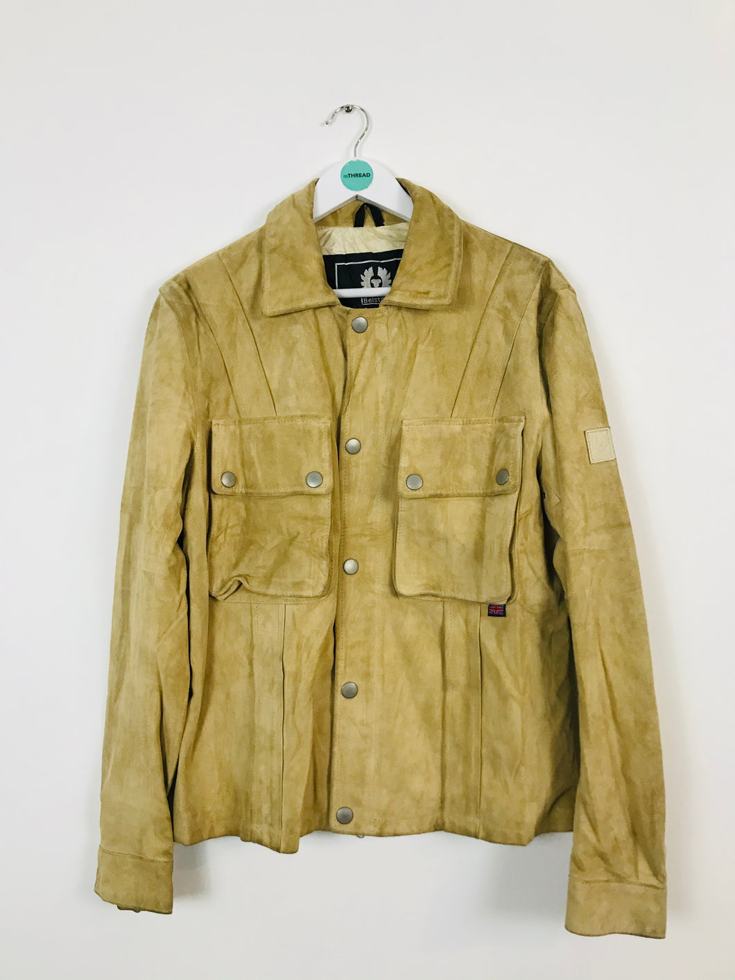 Belstaff Men's Vintage Leather Jacket | M | Tan Brown