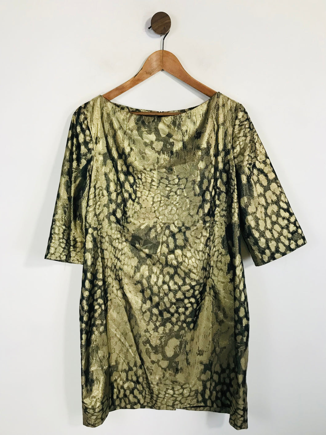 Biba Women's Leopard Print Sheath Dress | UK18 | Multicoloured