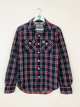 Load image into Gallery viewer, Superdry Mens Check Shirt Jacket | S | Navy

