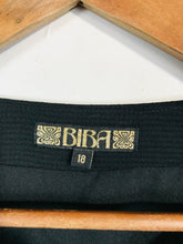 Load image into Gallery viewer, Biba Women&#39;s Boho Shift Dress | UK18 | Black
