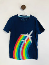 Load image into Gallery viewer, Mini Boden Kid&#39;s Embroidered T-Shirt | 4-5 Years | Blue
