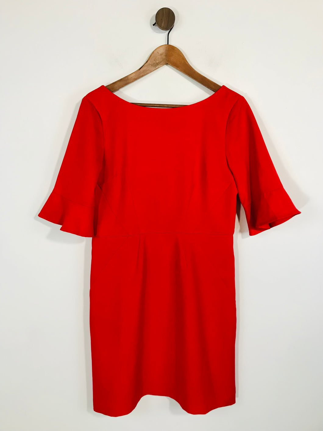 Oasis Women's Flared Sleeve Shift Dress | UK12 | Red