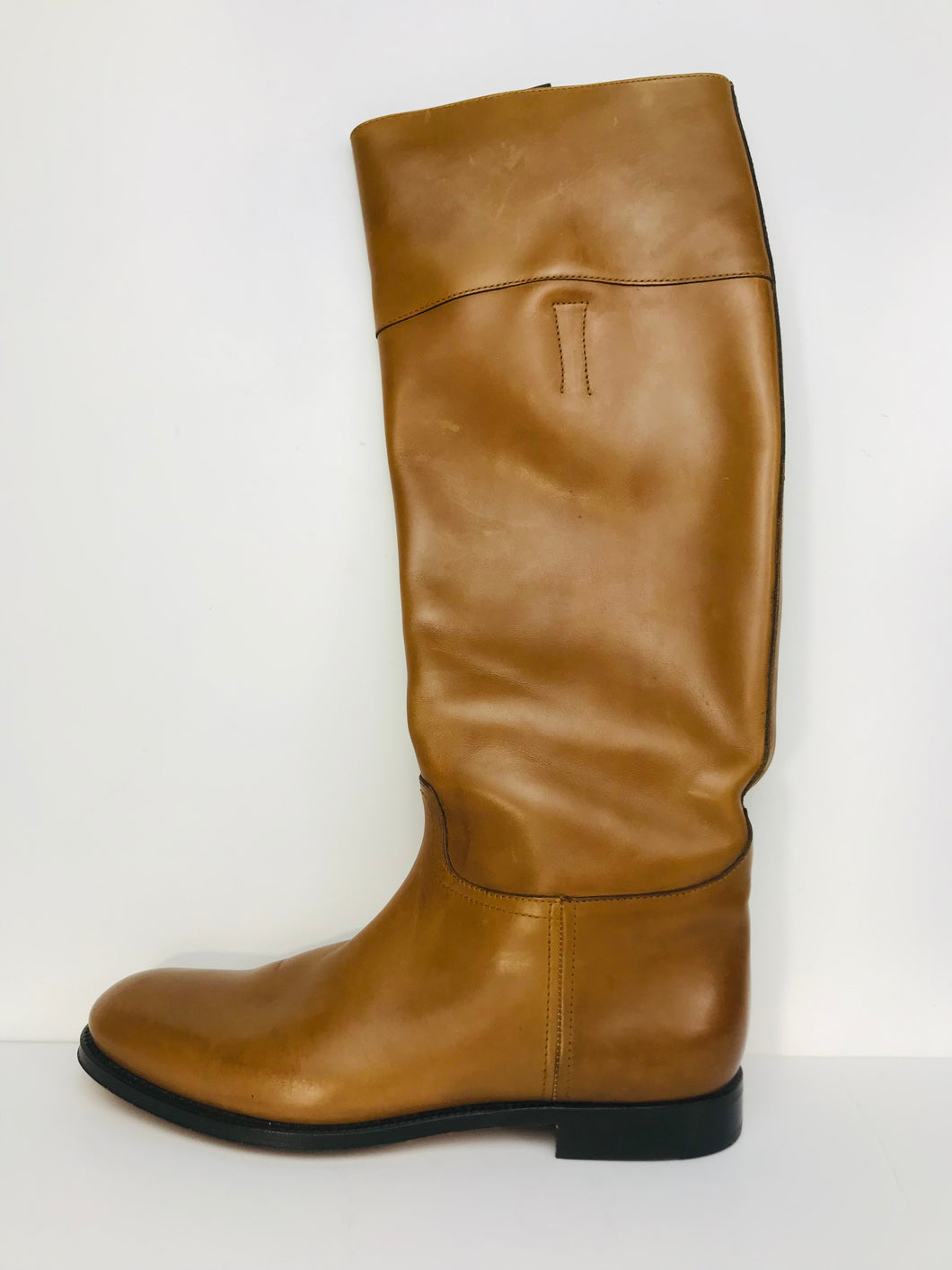 Church’s Women's Leather Knee High Boots | EU39 UK6 | Brown