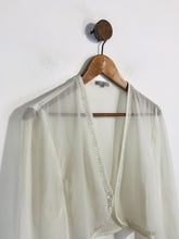 Load image into Gallery viewer, John Lewis Women&#39;s Sequin Sheer Cardigan | UK18 | White
