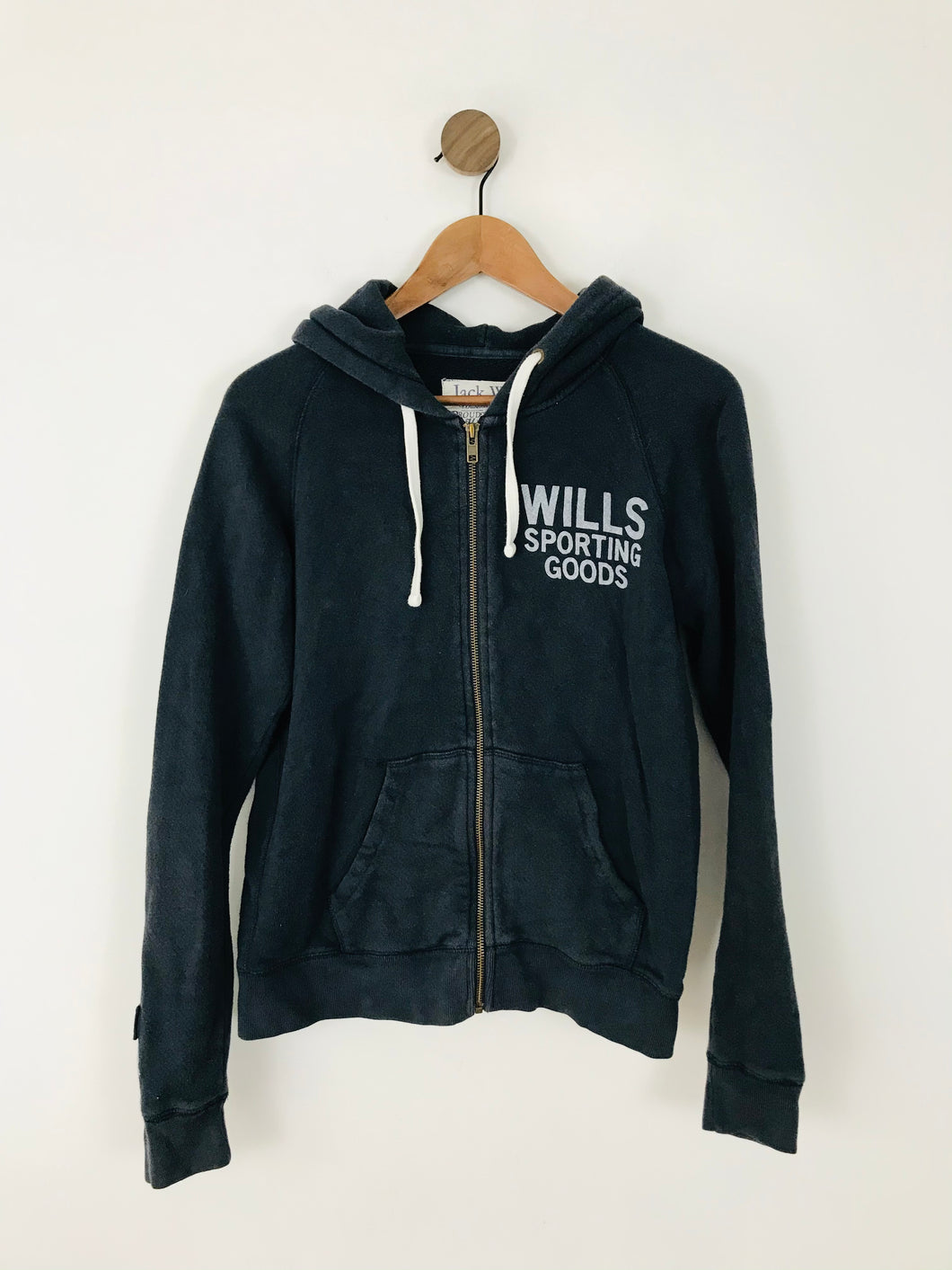 Jack Wills Women’s Zip Hoodie Jacket | UK10 | Navy Blue