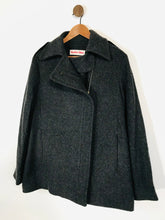Load image into Gallery viewer, See by Chloe Women&#39;s Wool Blend Zip Peacoat Coat | UK12 | Grey
