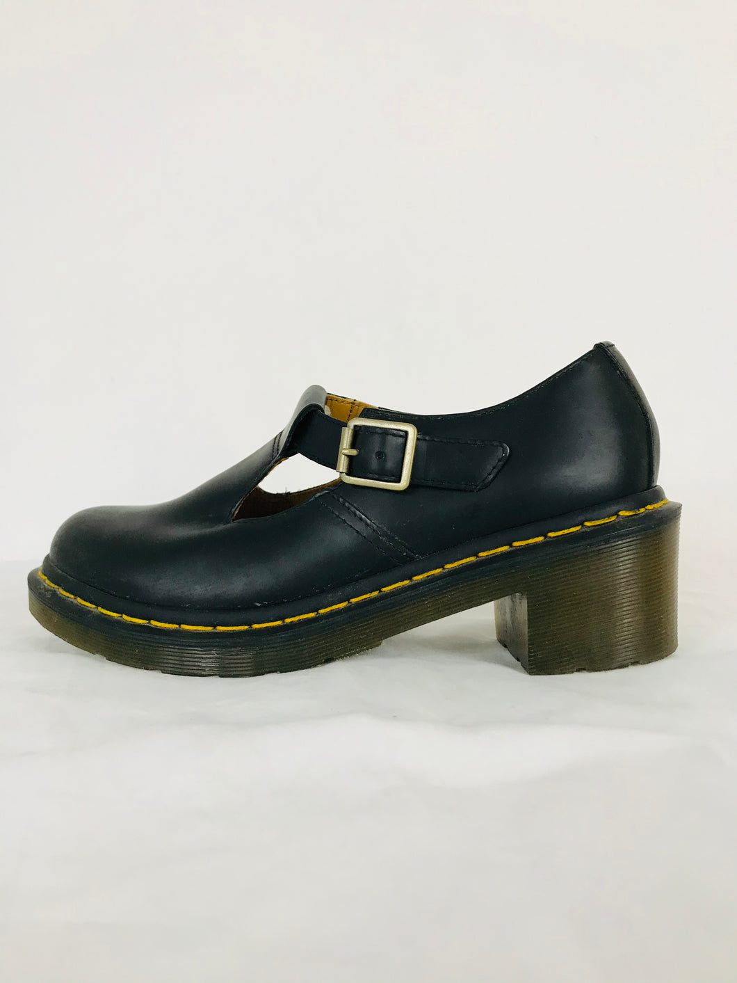 Dr Martens Women’s Heeled Mary Jane Leather Shoes | UK6 | Black