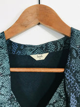 Load image into Gallery viewer, Hush Women&#39;s Snakeskin Midi Dress | UK14 | Blue
