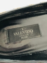 Load image into Gallery viewer, Valentino Women&#39;s Studded Patent Slip-On Flat Shoes | 39 UK6 | Black
