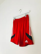 Load image into Gallery viewer, Adidas Kid’s Climalite Sports Bottoms Shorts | Youth Large | Red
