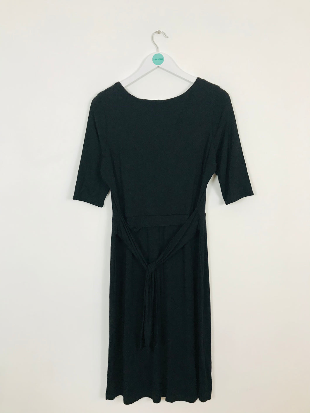 Hobbs Women’s Empire Line Midi Dress | UK 12 | Black