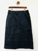 Load image into Gallery viewer, Boden Women&#39;s Corduroy Midi Skirt | UK12 | Blue
