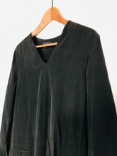 Load image into Gallery viewer, COS Women&#39;s Silk Shift Dress | 38 UK12 | Black
